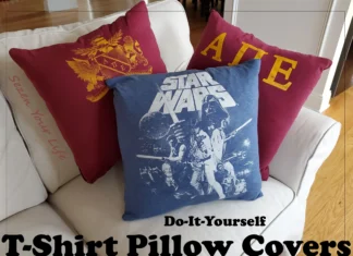 Transforming Old T-Shirts into Stylish Decorative Throw Pillows