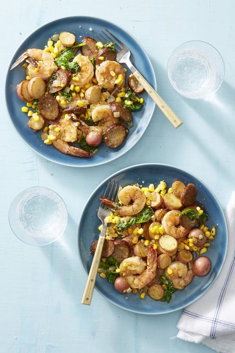 Kids Dinner Ideas- Shrimp Boil with Sausage and Spinach kids dinner ideas shrimp boil with sausage and spinach