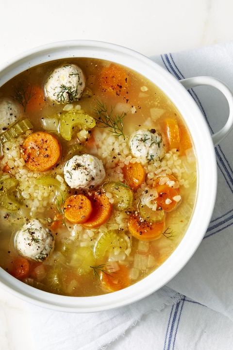 Kids Dinner Ideas- Lemon-Dill Chicken Meatball Soup kids dinner ideas lemon dill chicken meatball soup