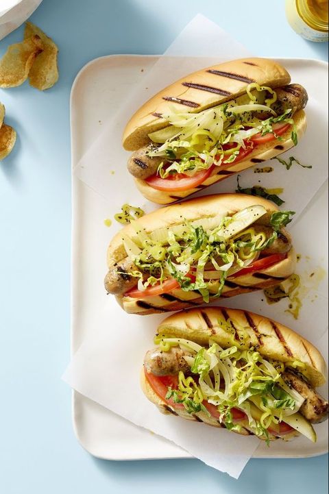 Kids Dinner Ideas- Chicago-Style Chicken Dogs kids dinner ideas chicago style chicken dogs